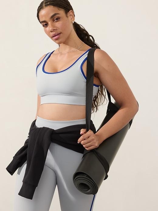 Breathe Longline Piping Sports Bra A-C Product Image