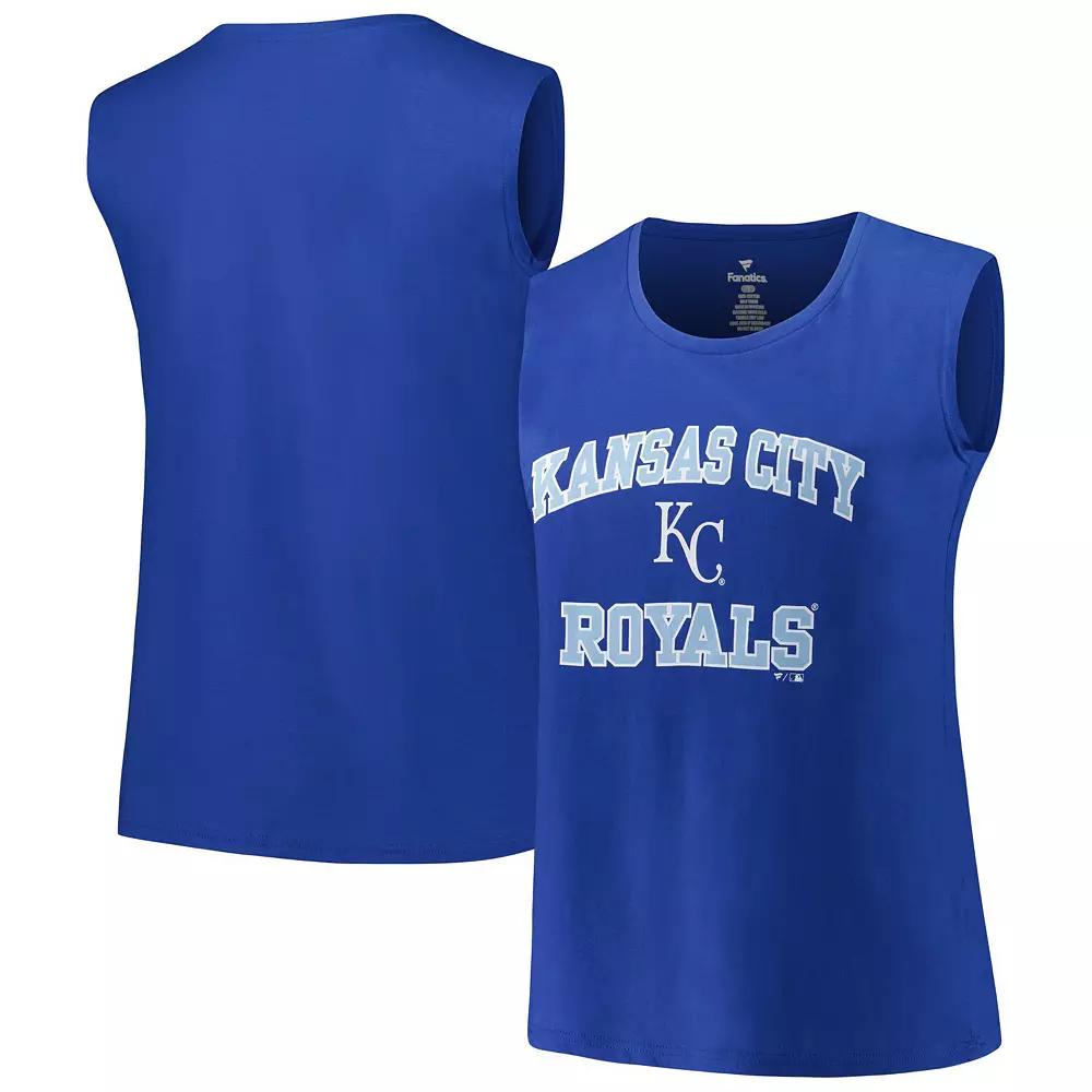 Women's Profile Royal Kansas City Royals Plus Size Tank Top, Size: 3XL, Blue Product Image