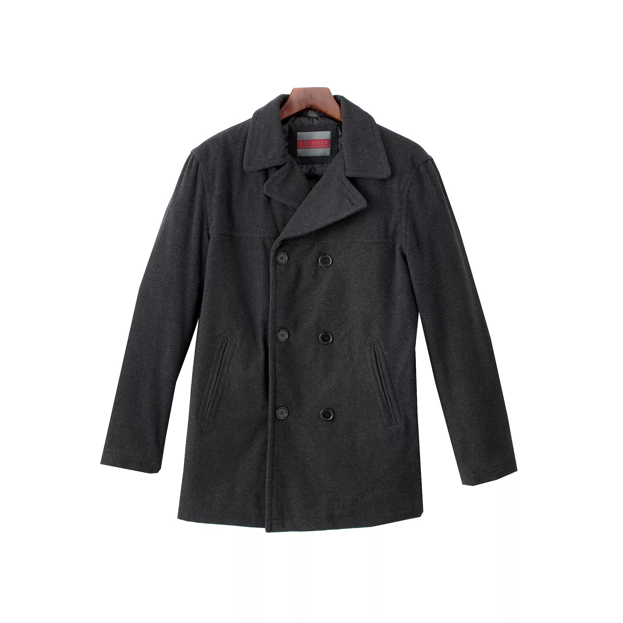 Men's Excelled Wool Blend Peacoat,  Product Image