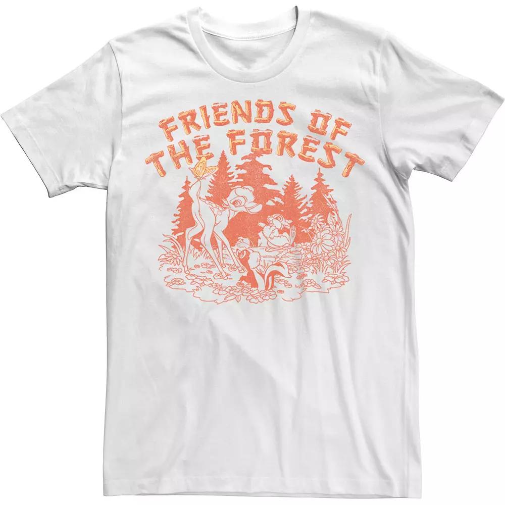 Disney's Bambi Group Shot Friends Of The Forest Men's Tee,  Product Image