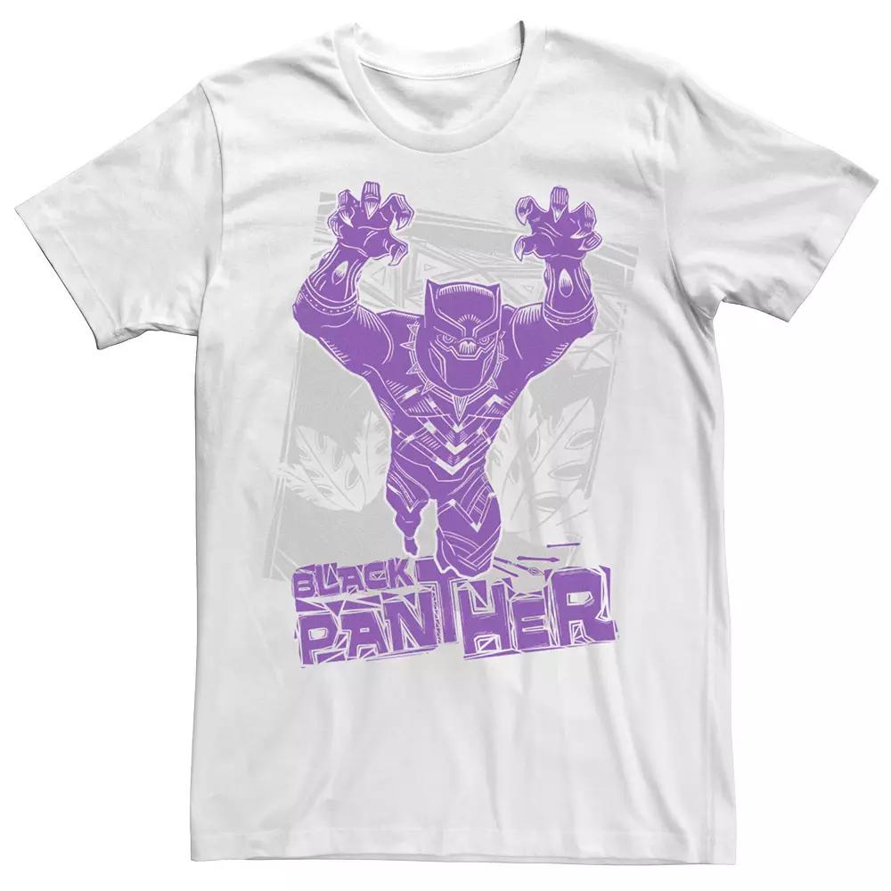 Men's Marvel Black Panther Classic Tropical Poster Tee,  Product Image