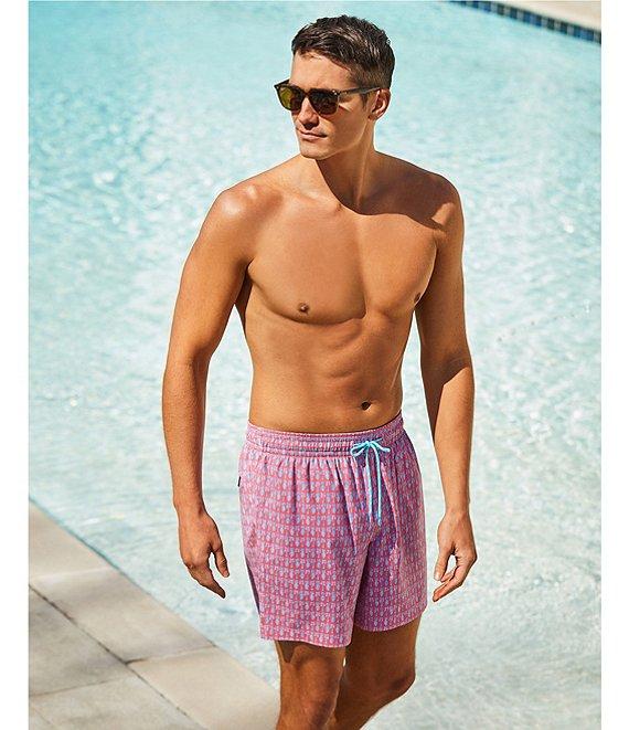 Caribbean Mini Palm Pineapple 6#double; Swim Trunks Product Image
