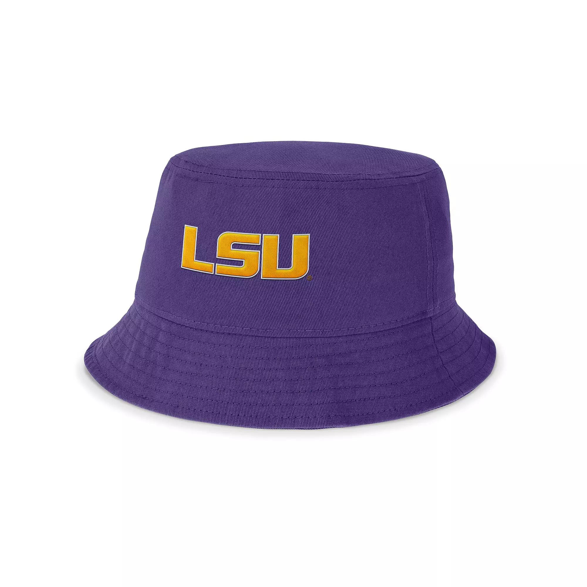 Men's Nike Purple LSU Tigers Local Apex Bucket Hat,  Product Image