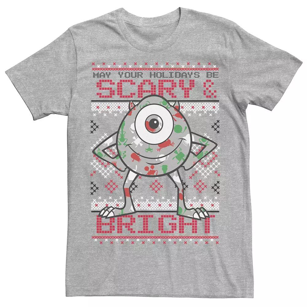 Disney / Pixar's Monsters, Inc. Mike Men's May Your Holidays Be Scary Tee,  Product Image