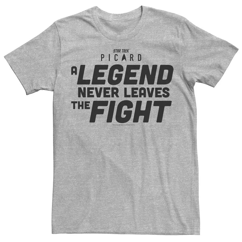 Men's Star Trek: Picard A Legend Never Leaves The Fight Tee,  Product Image