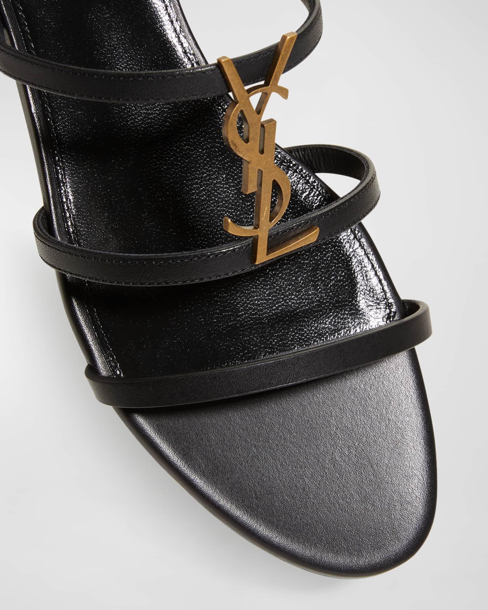 Cassandra Calfskin YSL Slingback Sandals Product Image