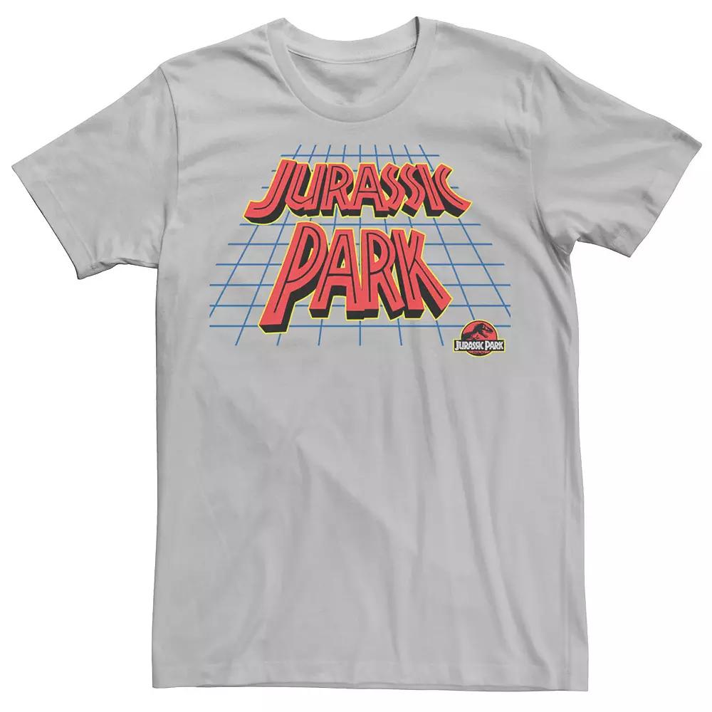 Men's Jurassic Park Tilted Grid Logo Tee,  Product Image