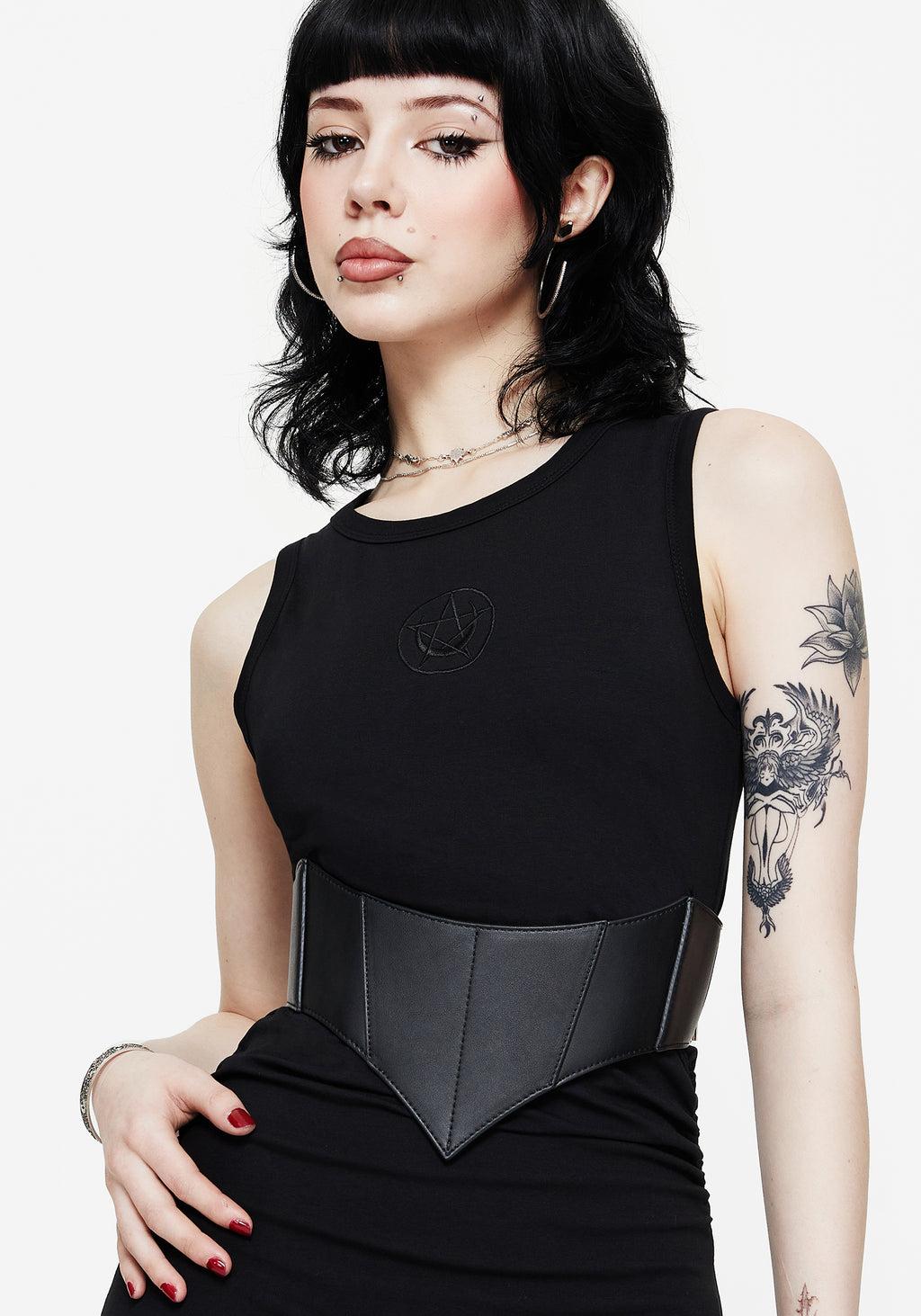 Airie Pointed Detail Waist Belt Product Image