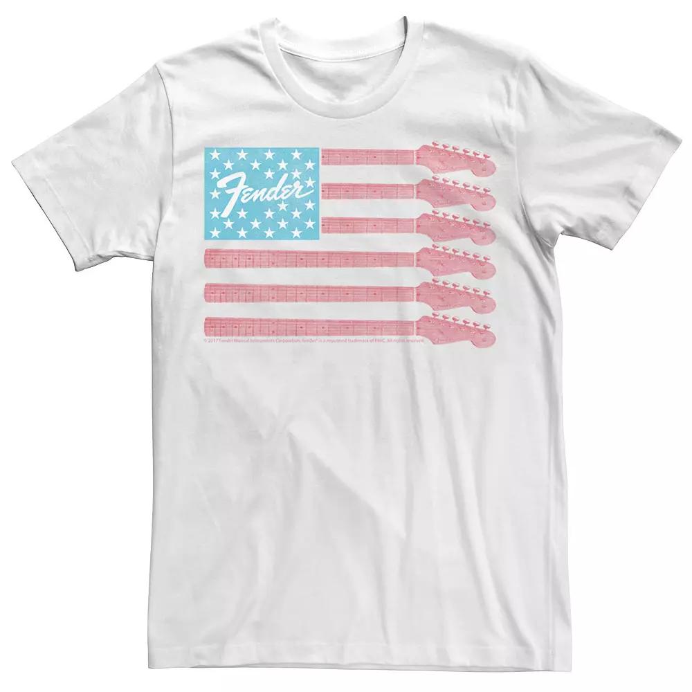 Men's Fender Guitar Flag Americana Rock Tee,  Product Image