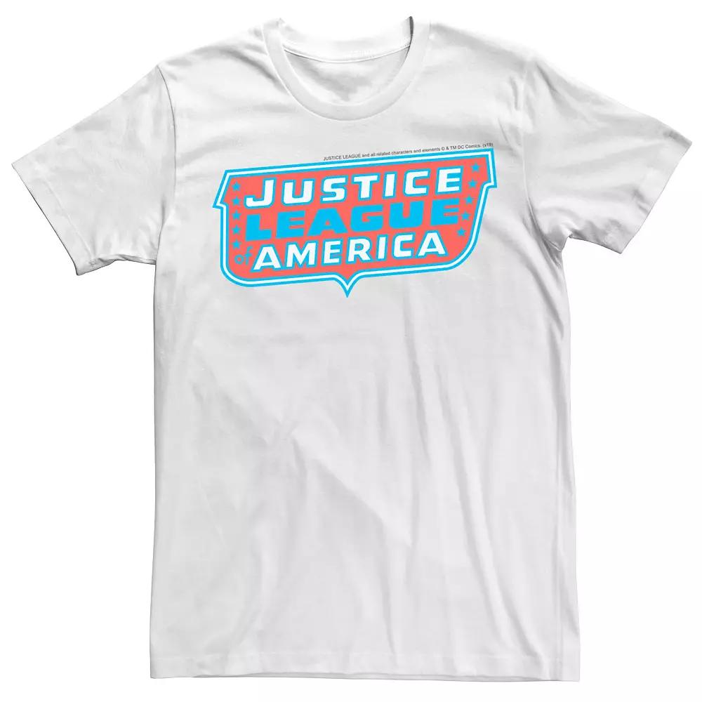 Men's Justice League Retro Logo Tee,  Product Image