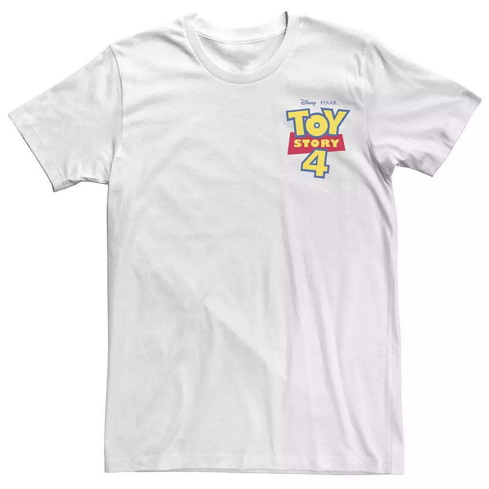 Disney / Pixar's Toy Story 4 Men's Movie Logo Left Chest Pocket Tee,  Product Image