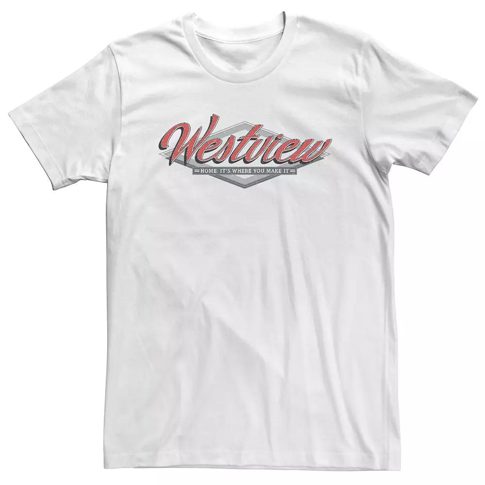 Big & Tall Marvel WandaVision Westview Home: It's Where You Make It Tee, Men's,  Product Image