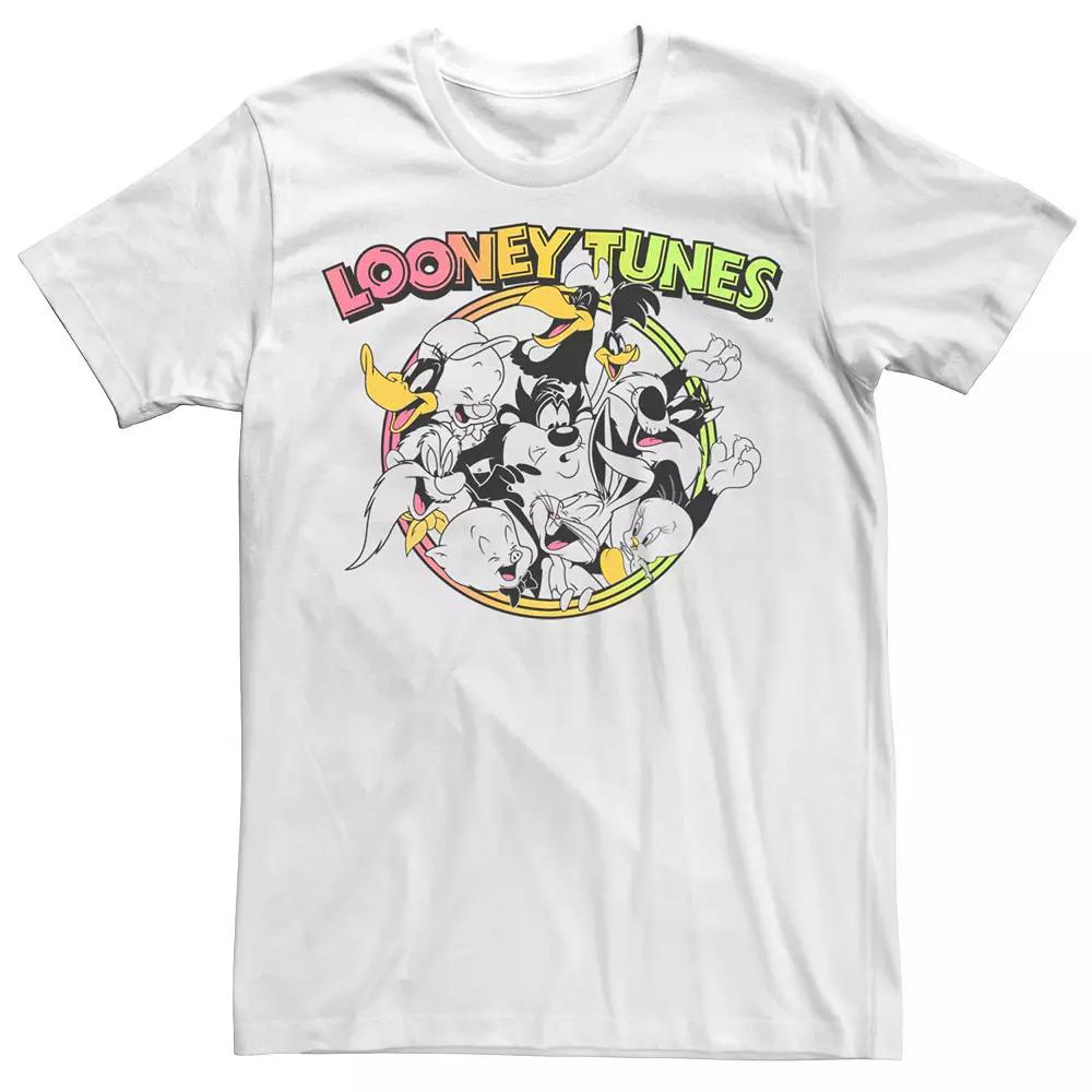Big & Tall Looney Tunes Group Having A Laugh Graphic Tee, Men's,  Product Image