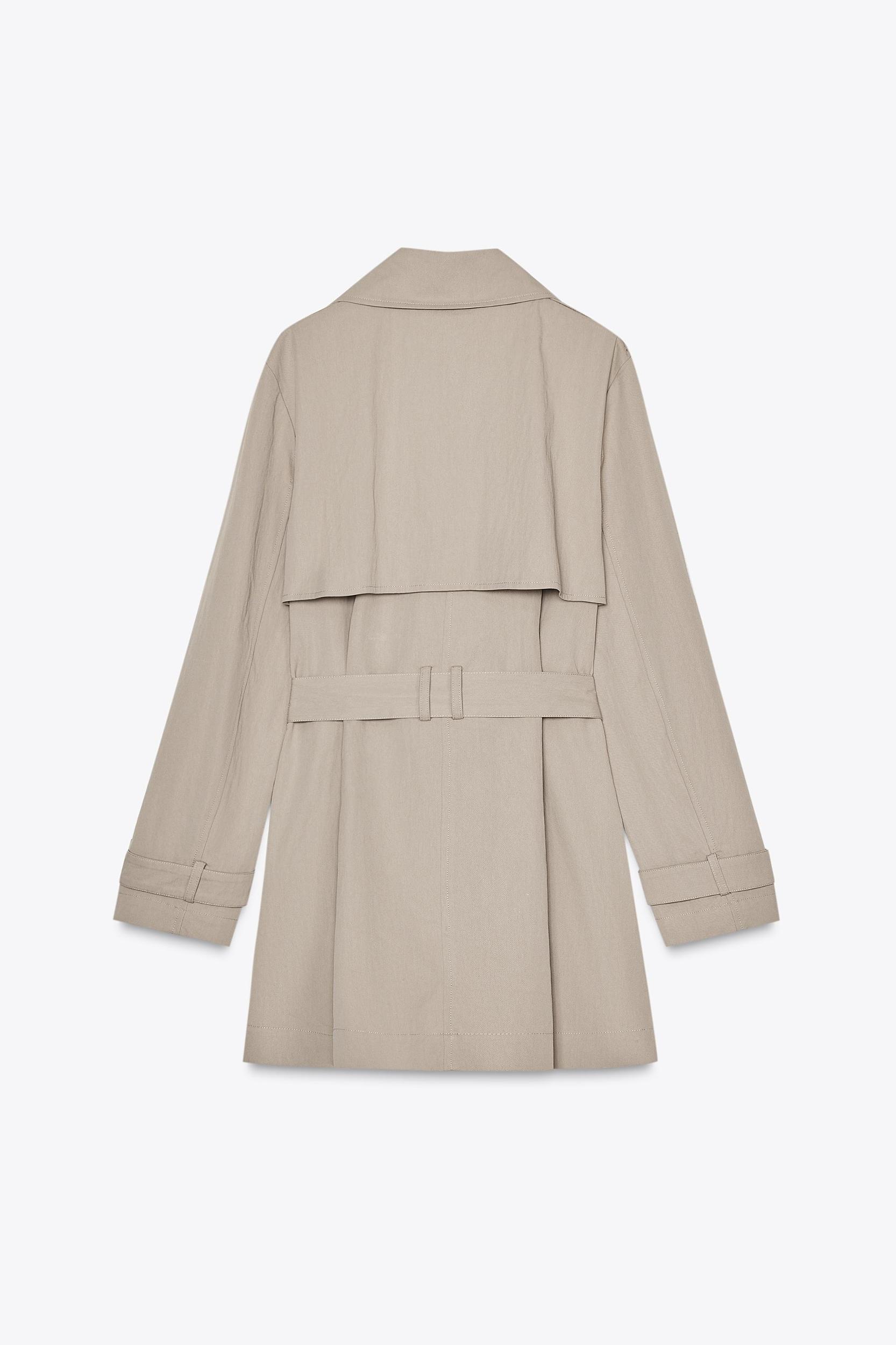 BELTED MIDI TRENCH COAT Product Image
