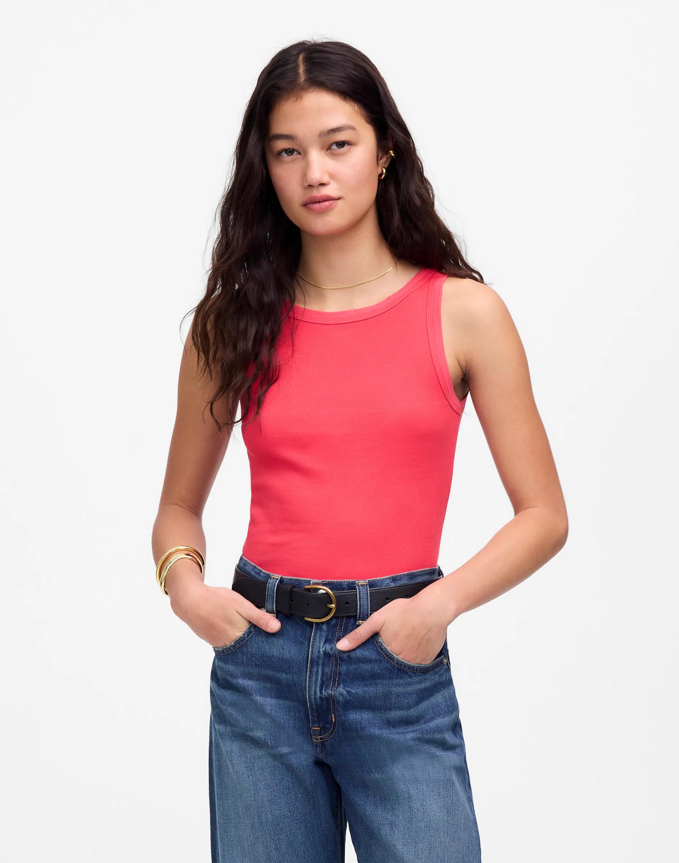 (Re)generative Cotton Essential High-Neck Tank Product Image