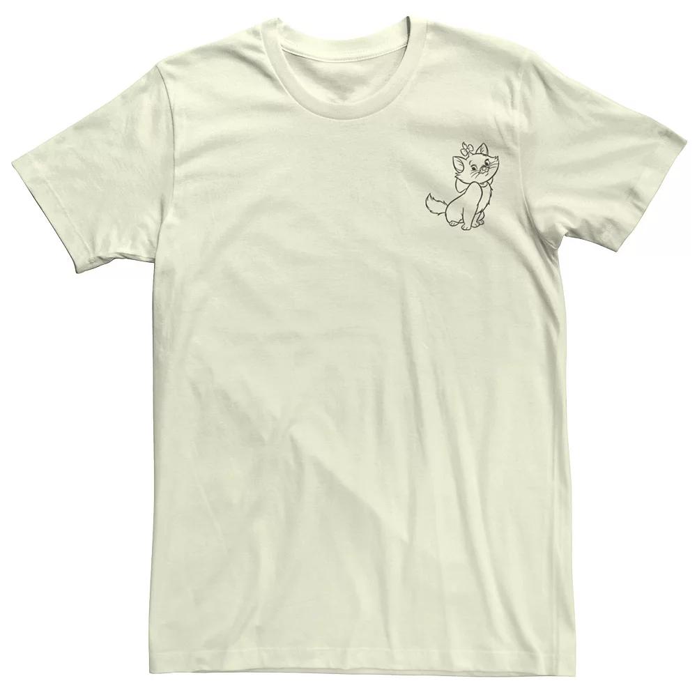 Disney's The Aristocats Marie Men's Outline Pocket Tee,  Product Image