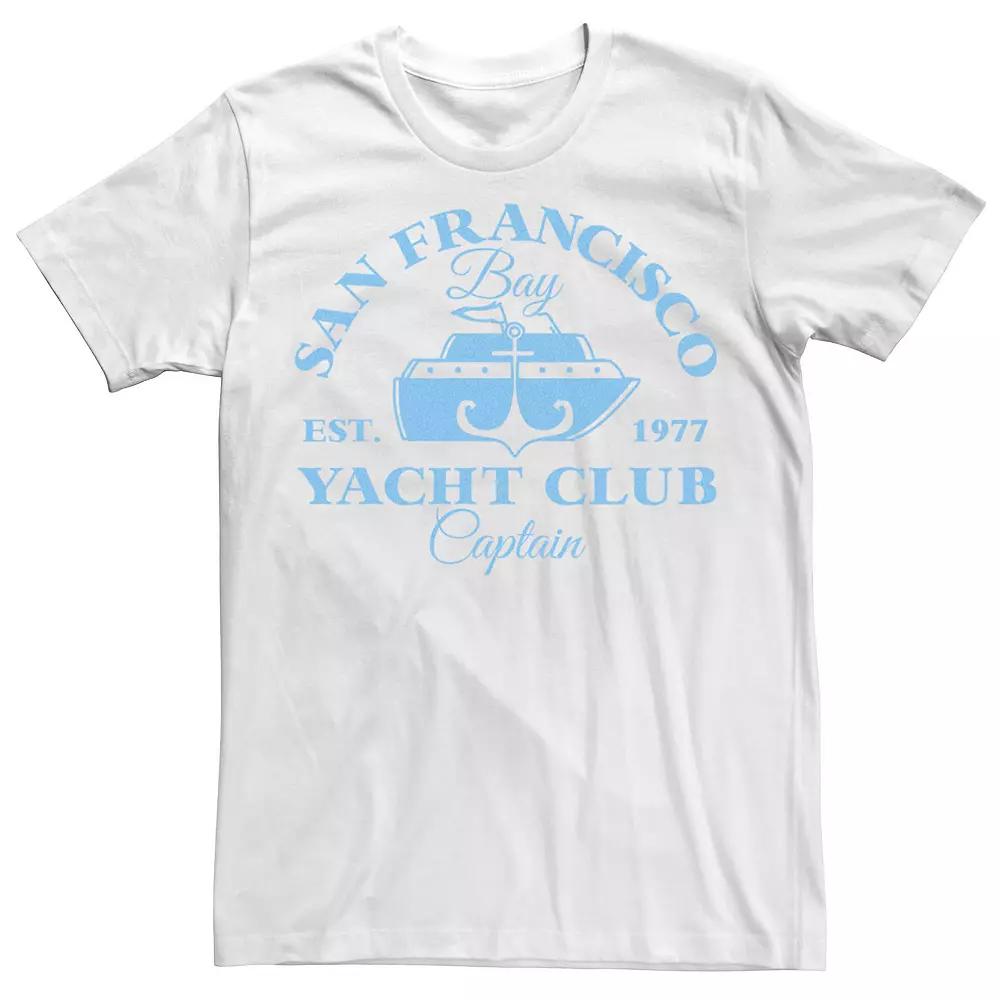 Men's San Francisco Bay Yacht Club Captain Est. 1977 Tee, Size: Medium, White Product Image