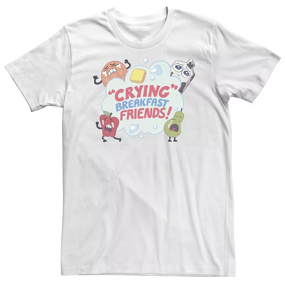 Big & Tall Cartoon Network Steven Universe Crying Breakfast Friends Tee, Men's,  Product Image