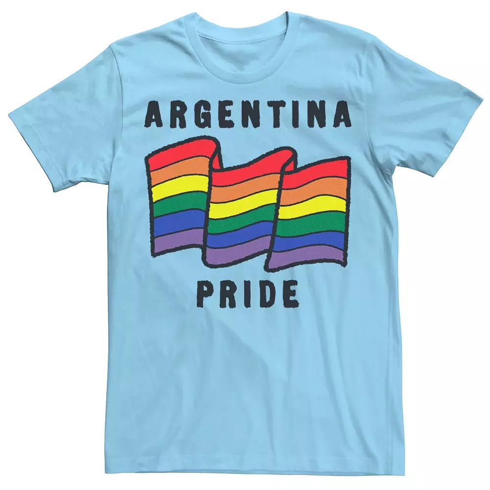 Men's Gonzales Argentina Pride Sketched Flag Tee,  Product Image