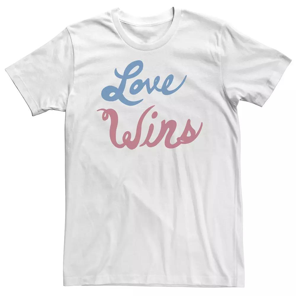 Big & Tall Americana "Love Wins" Tee, Men's,  Product Image