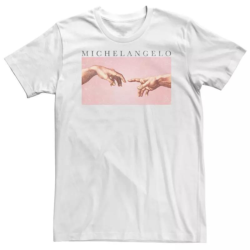 Big & Tall Michelangelo "Sistine Chapel" Painting Portrait Tee, Men's,  Product Image