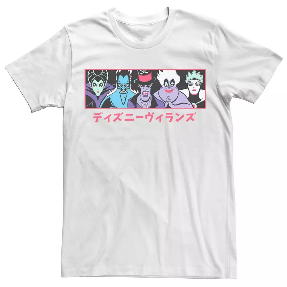 Men's Disney Villains Group Shot Kanji Panel Tank Top,  Product Image