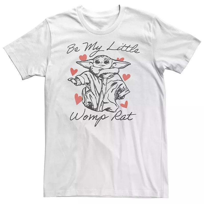 Big & Tall Star Wars: The Mandalorian The Child Valentine's Day "Be My Little Womp Rat" Tee, Men's,  Product Image