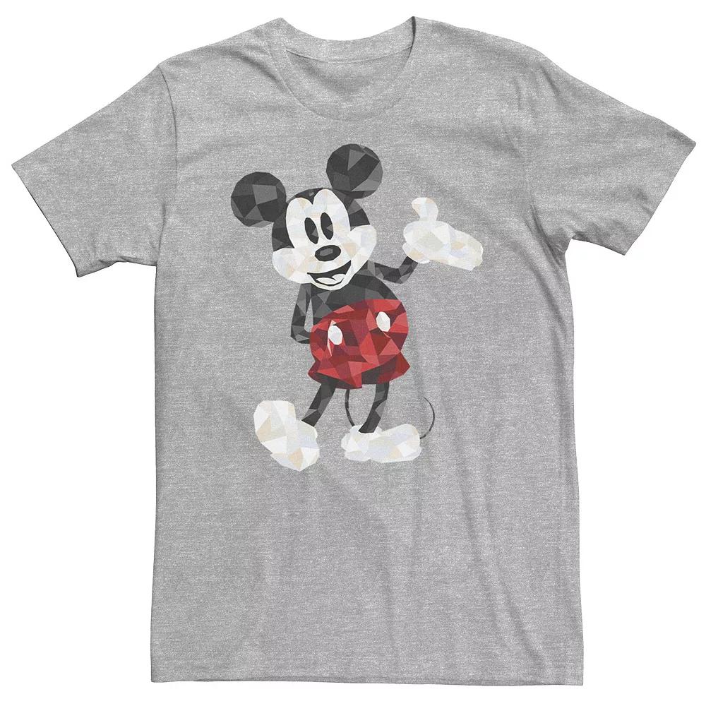 Big & Tall Disney Mickey Mouse Poly Mickey Portrait Tee, Men's,  Product Image