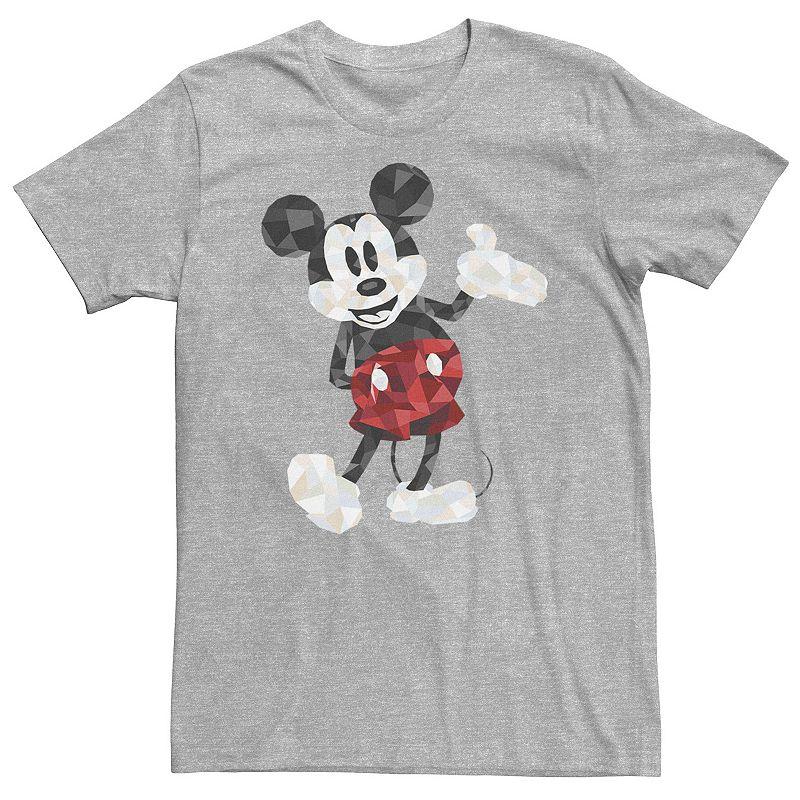 Big & Tall Disney Mickey Mouse Poly Mickey Portrait Tee, Men's,  Product Image