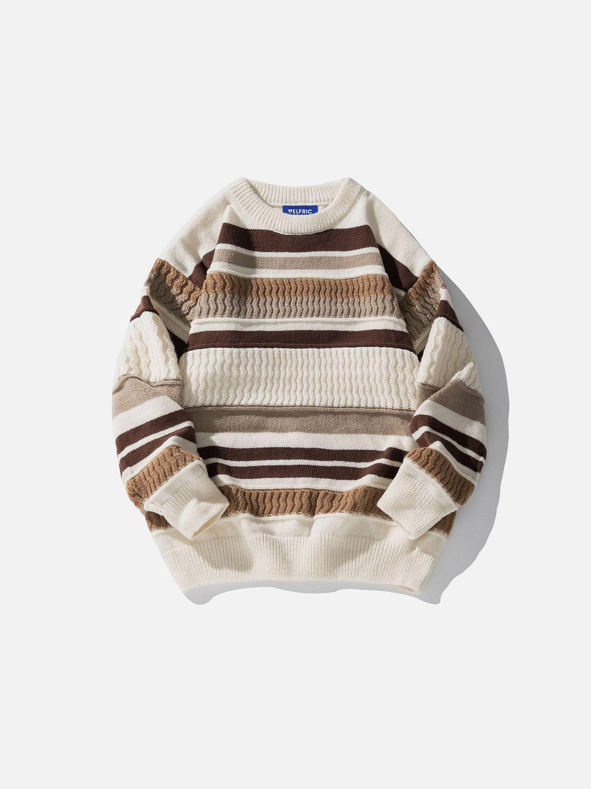Aelfric Eden Stripe Color Blocking Sweater Product Image