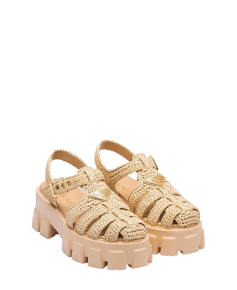 Womens Monolith Crochet Cage Sandals Product Image