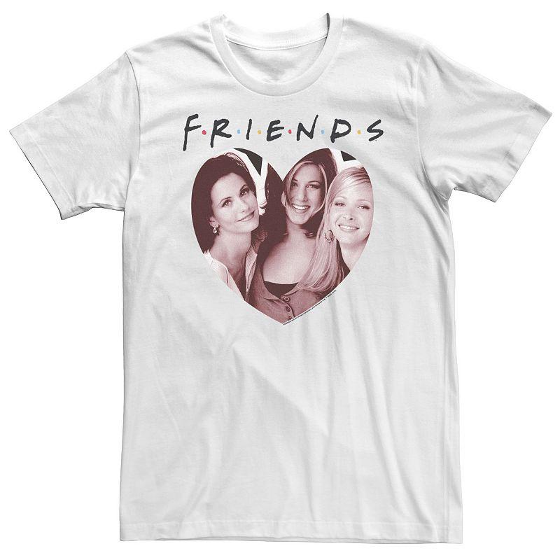 Big & Tall Friends The Girls Heart Portrait Tee, Men's,  Product Image