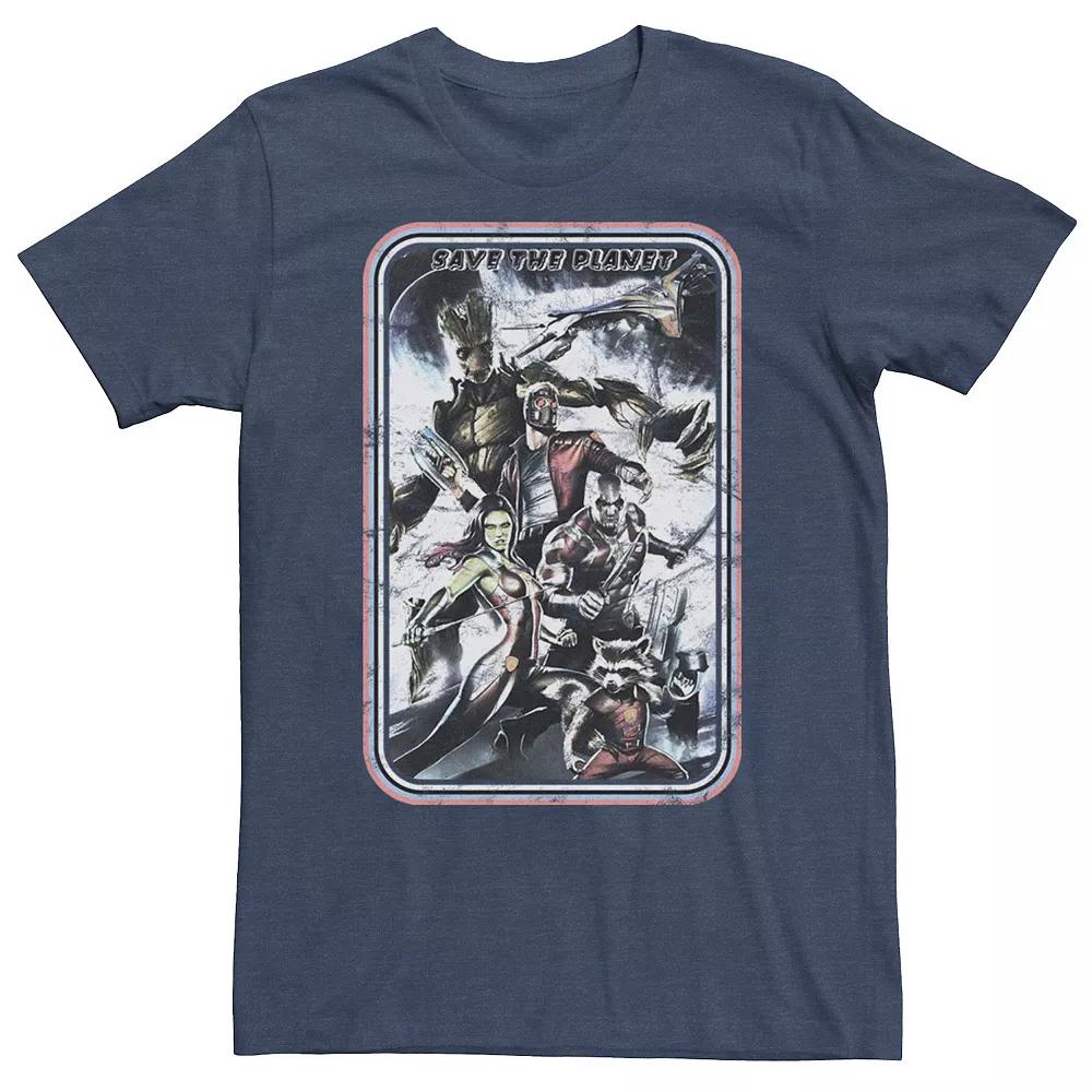 Men's Marvel Save Planet Poster Tee,  Product Image