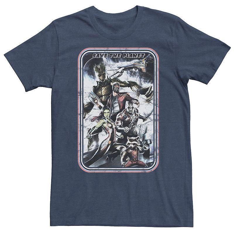 Men's Marvel Save Planet Poster Tee,  Product Image