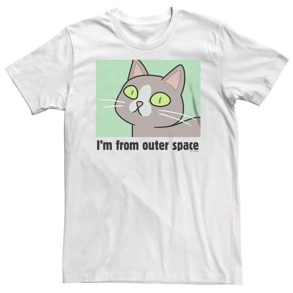 Big & Tall Rick And Morty From Outer Space Tee, Men's,  Product Image
