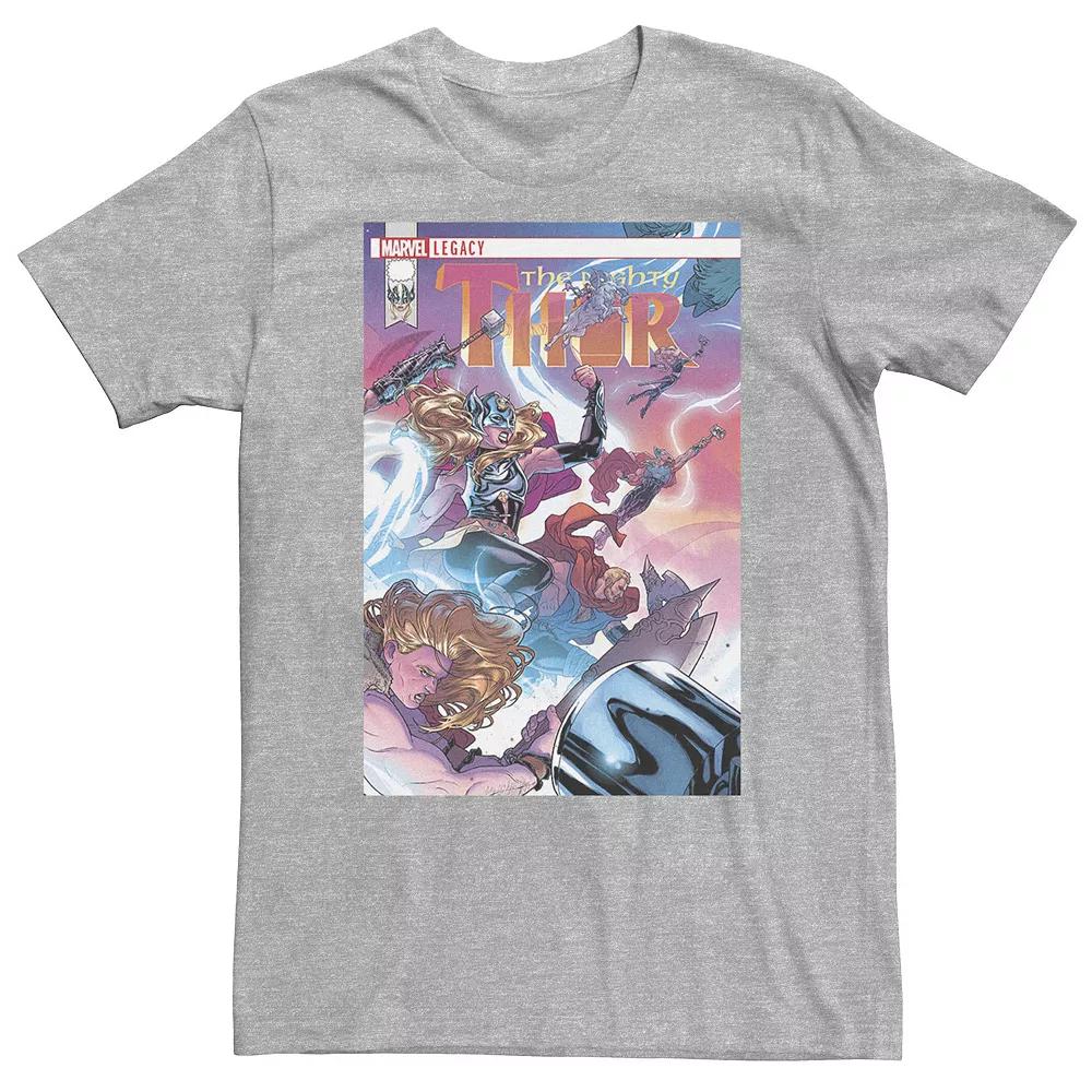 Big & Tall Marvel Thor Family Feud Legacy Comic Cover Tee, Men's,  Product Image