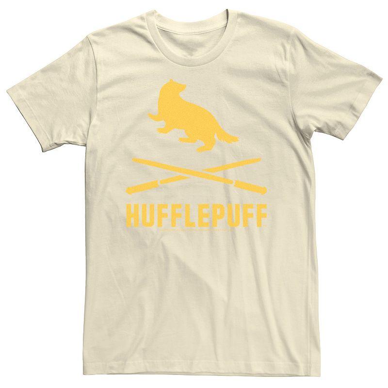 Men's Harry Potter Hufflepuff Crossed Wands Logo Tee,  Product Image
