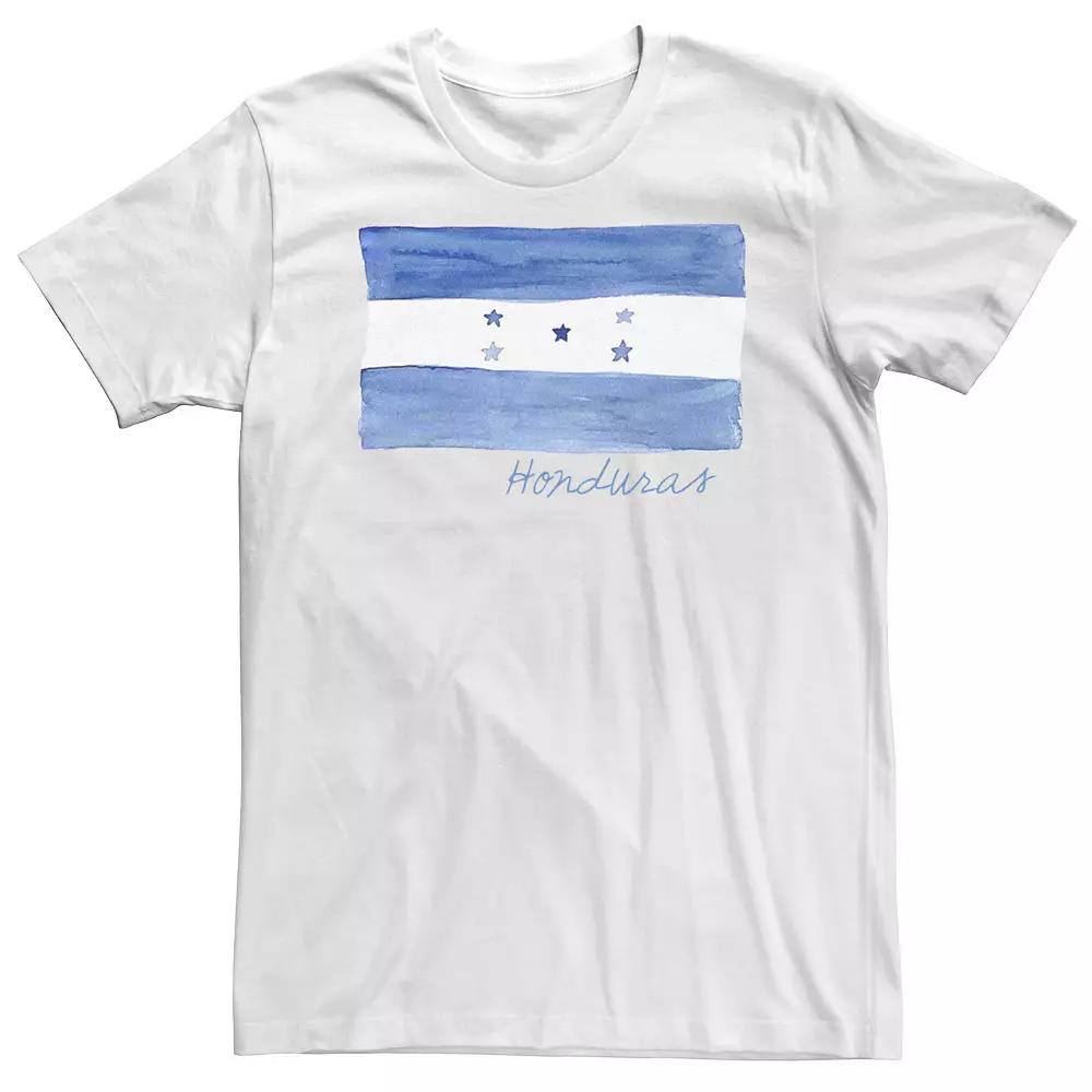 Big & Tall HHM Honduras Flag Watercolor Tee, Men's,  Product Image