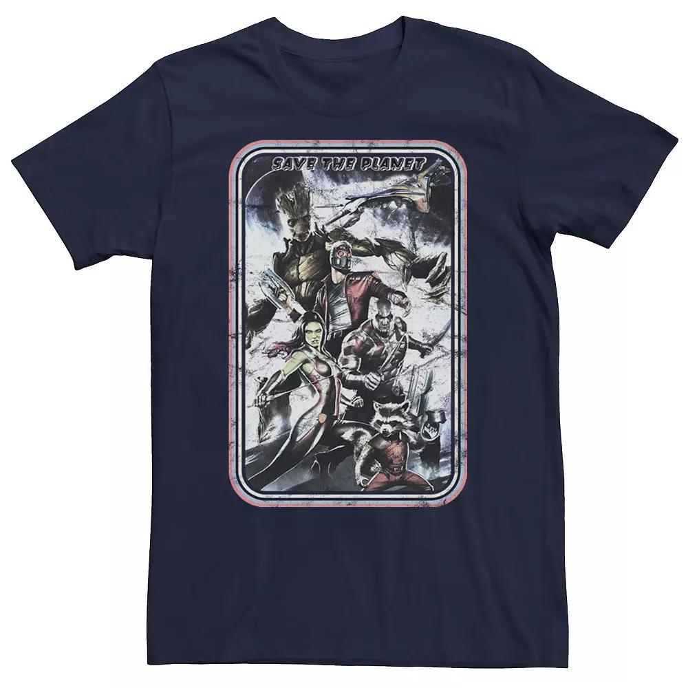 Men's Marvel Save Planet Poster Tee,  Product Image