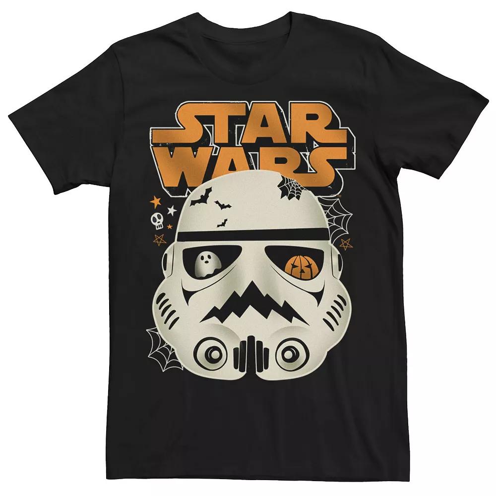 Men's Star Wars Trooper Spooky Helmet Logo Tee, Size: Large, Black Product Image