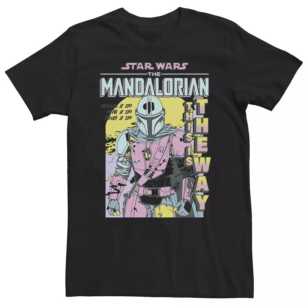 Men's Star Wars The Mandalorian Mando Pop Poster Tee,  Product Image