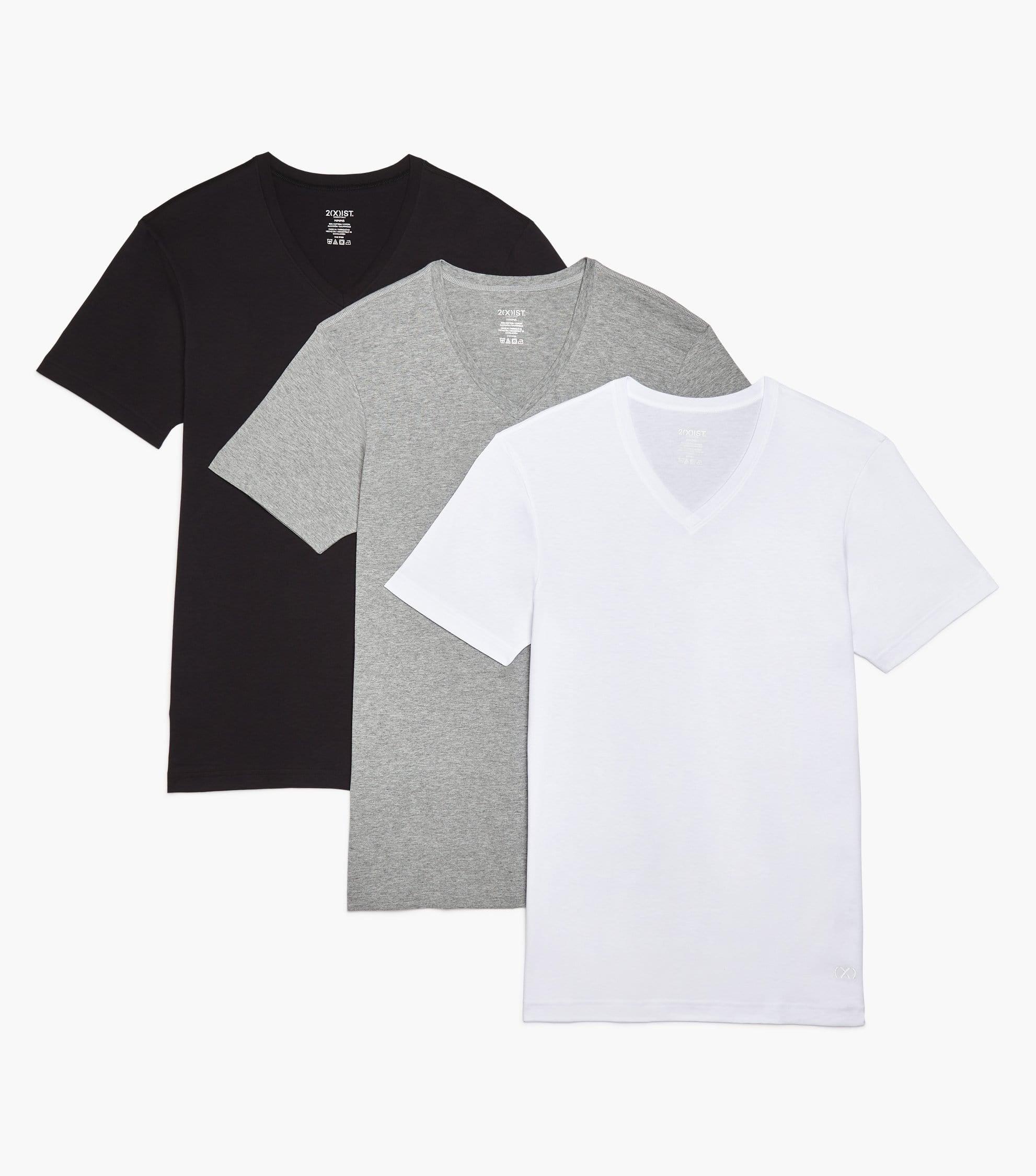 3 Packs Cotton V-neck Tee Product Image