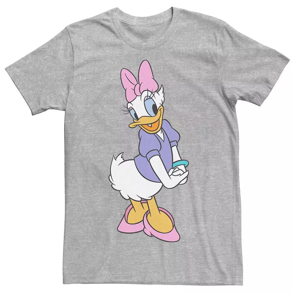 Disney's Daisy Duck Traditional Pose Men's Tee, Size: 3XL, Athletic Grey Product Image