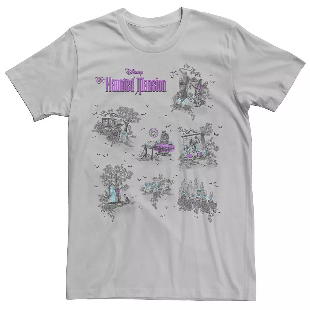 Men's The Haunted Mansion Map Graphic Tee,  Product Image