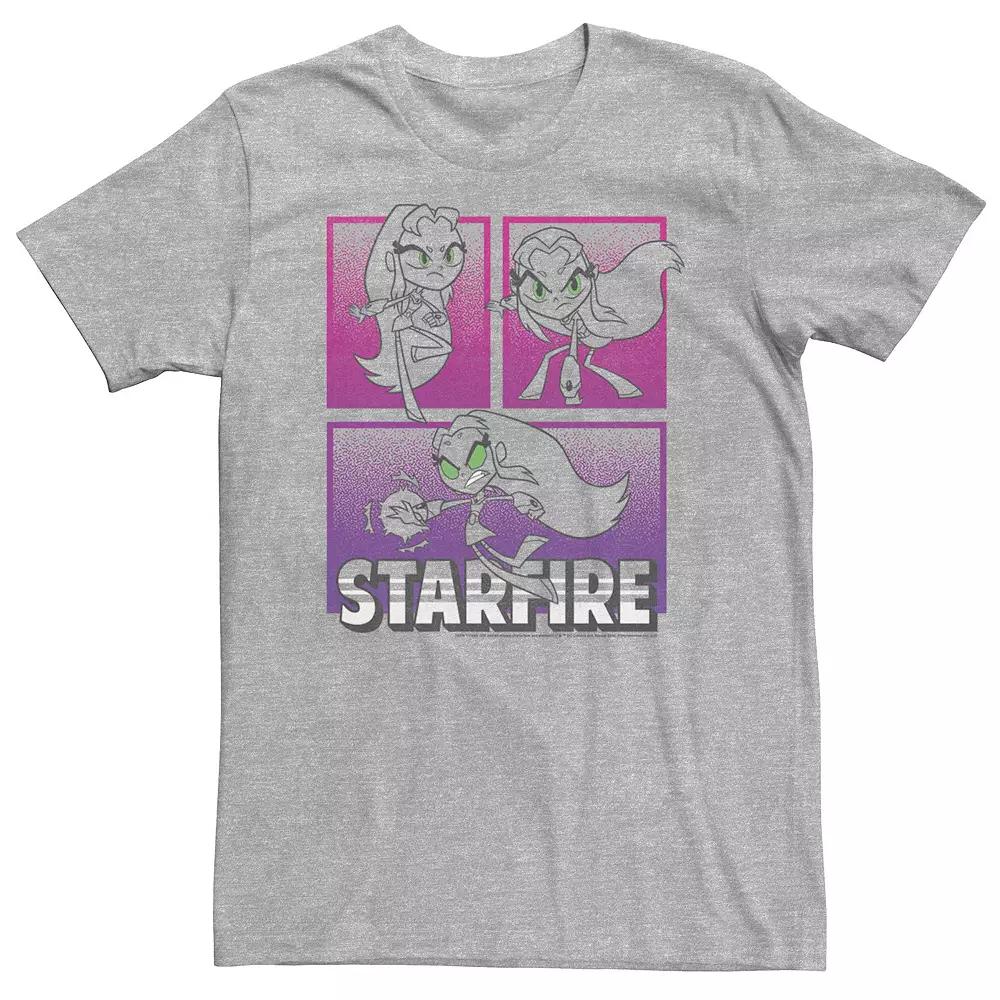 Big & Tall DC Comics Teen Titans Go! Starfire Action Panels Graphic Tee, Men's,  Product Image