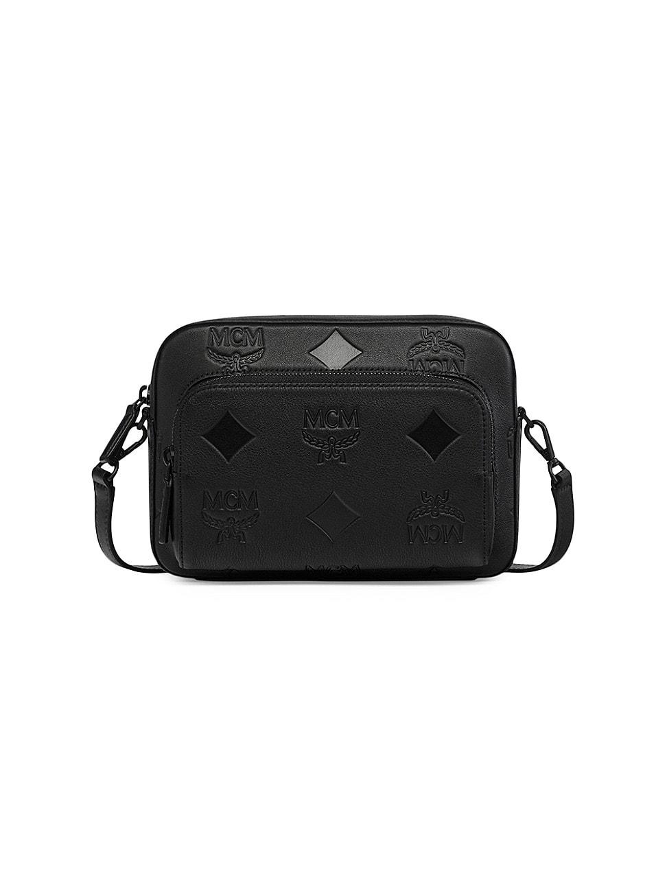 Mens Small Aren Leather Crossbody Bag Product Image