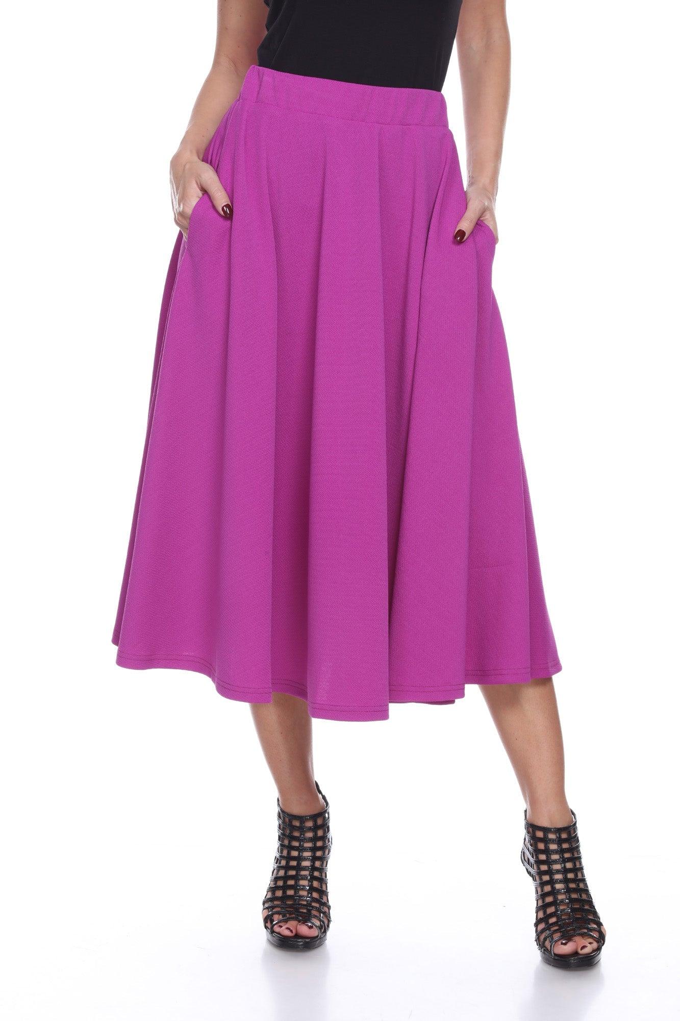 Tasmin Flare Midi Skirts Product Image