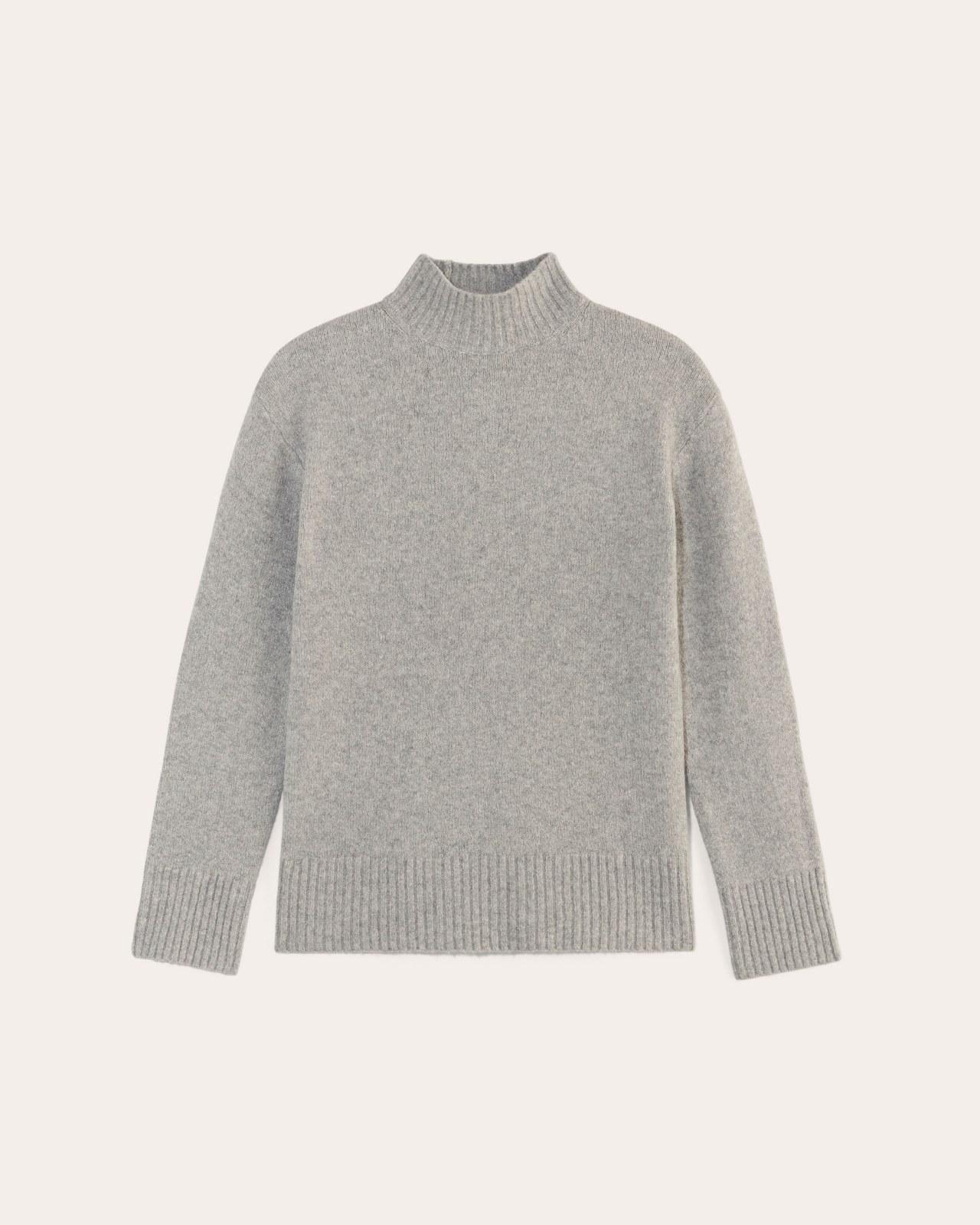 Womens Mockneck Sweater in Plush Cotton by Everlane Product Image
