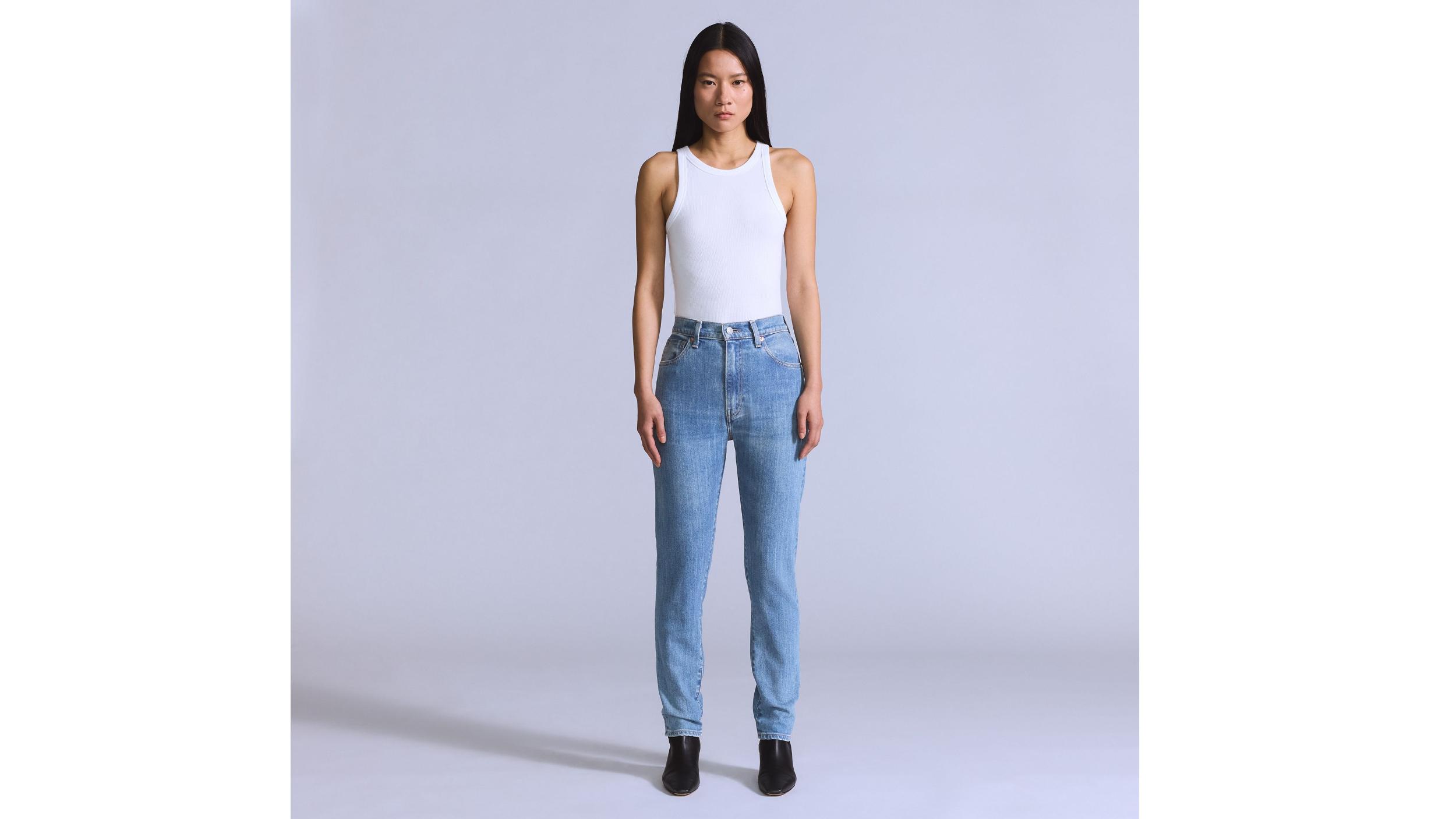 High Rise Slim Fit Women's Jeans Product Image