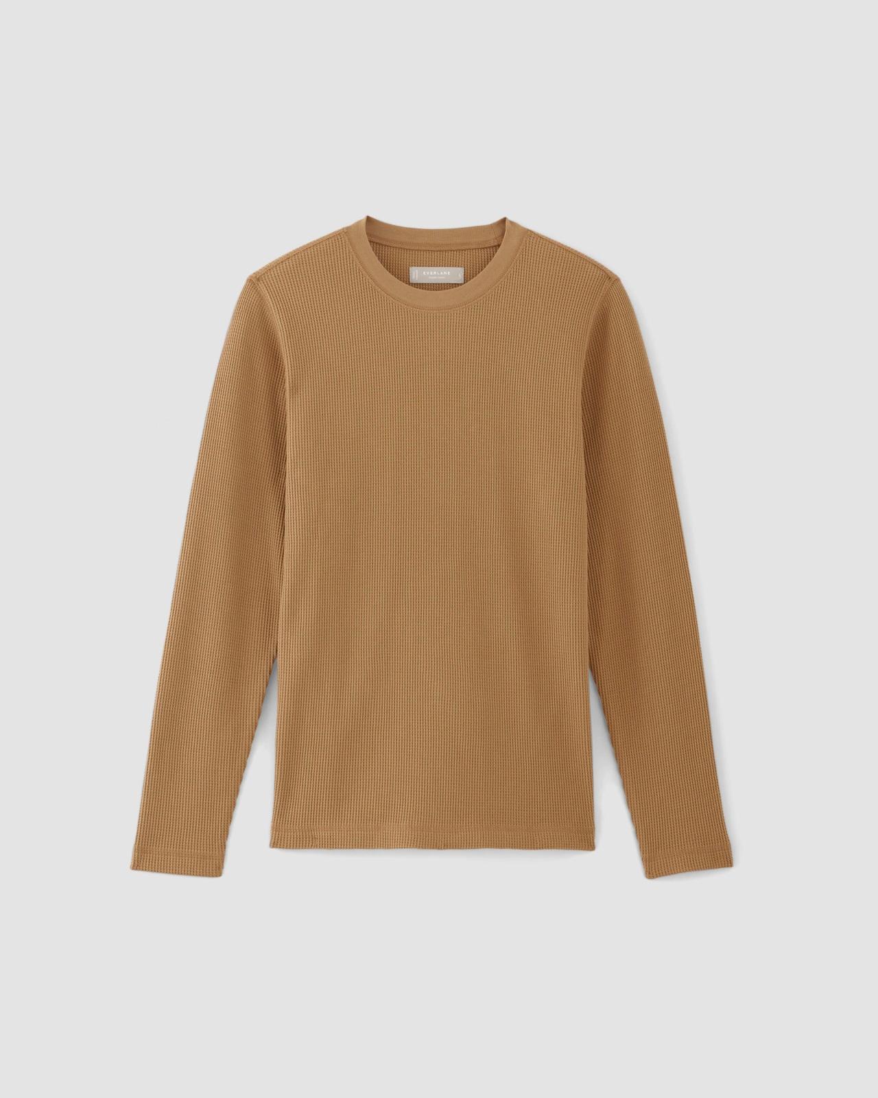 Mens Waffle Long-Sleeve Crew T-Shirt by Everlane Product Image